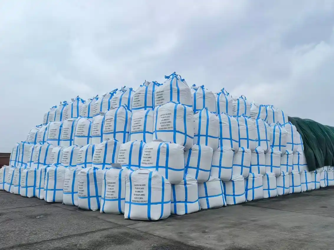 Calcium chloride jumbo bags factory stock ready for export